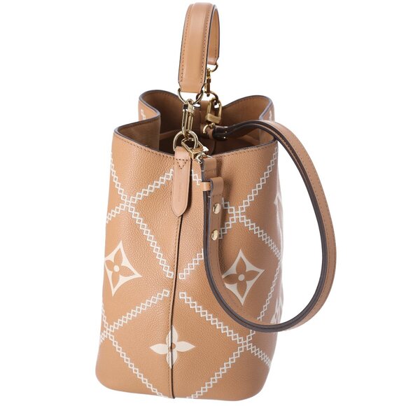 Louis Vuitton Empreinte Monogram Giant Broderies Neonoe MM Bucket Bag Arizona - Picture 5 of 12